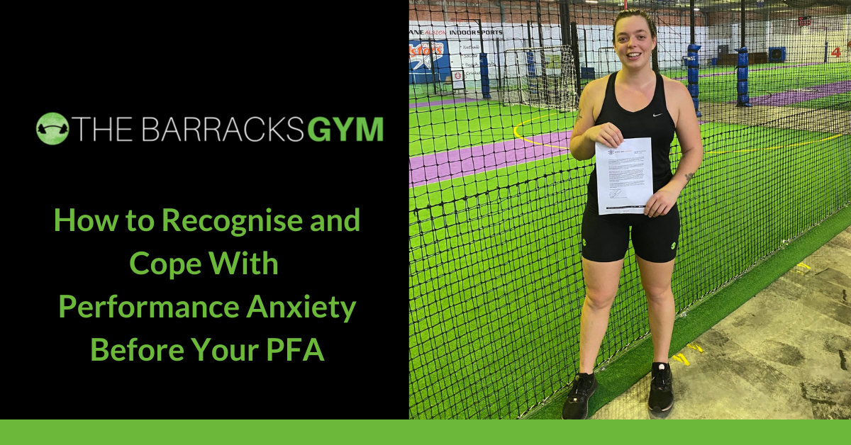 How to Recognise and Cope With Performance Anxiety Before Your PFA